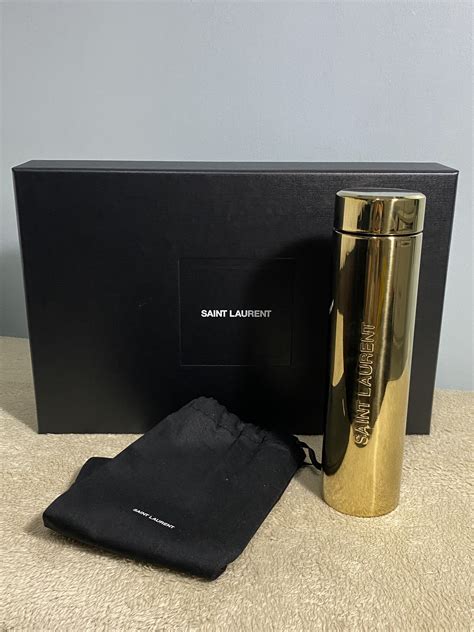 ysl water bottle gold|saint laurent water bottle.